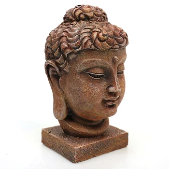 

Guanyin Bodhisattva Statue Head Fish Tank Landscaping Ornament Simulation Crafts Aquarium Decorations Fish Entertainment