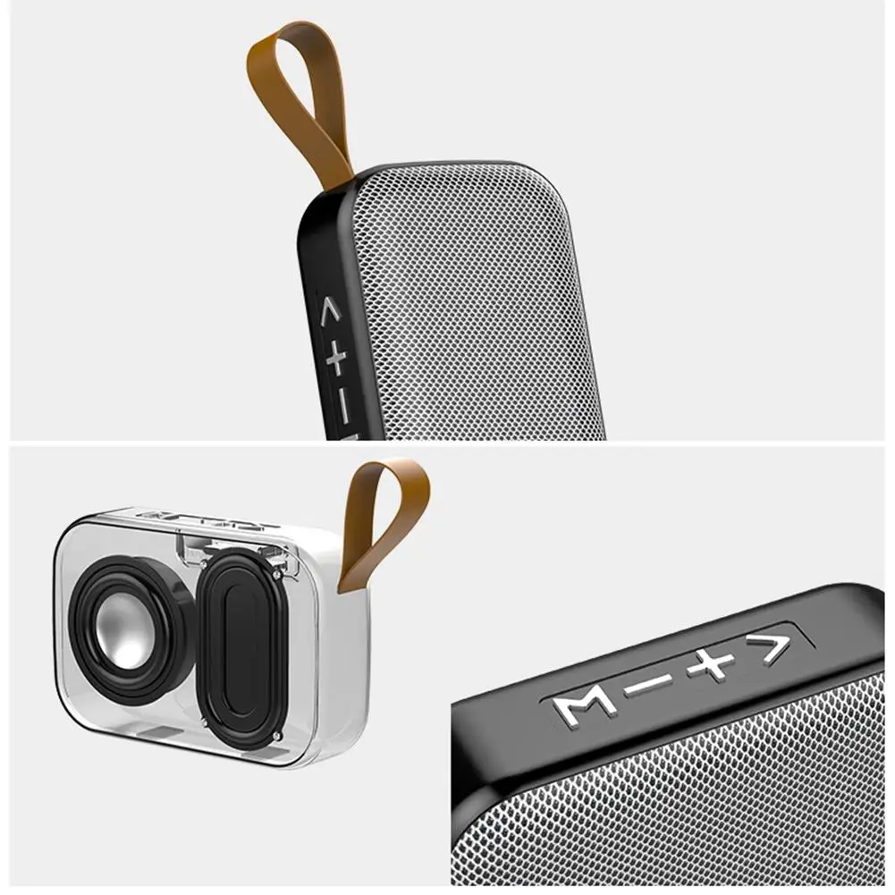 Мини беспроводной стерео Bluetooth 5,0 динамик портативный наружный сабвуфер HiFi объемный звук громкий динамик длинный режим ожидания спортивный динамик
