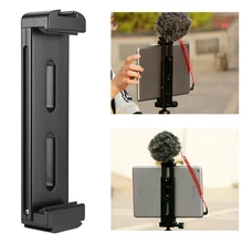 Trépied de tablette en métal en aluminium, support avec Clip de fixation pour chaussure froide, 1/4 vis pour iPad Pro Mini et la plupart des tablettes