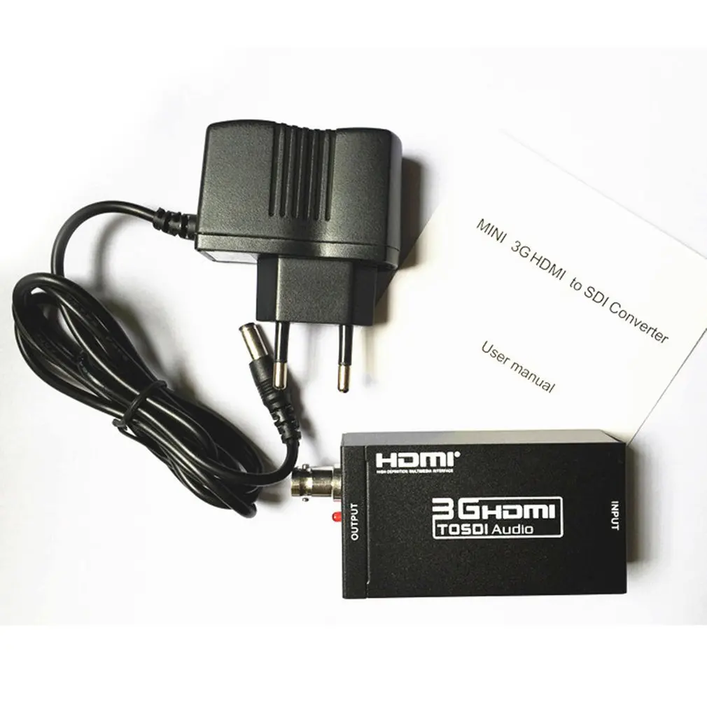 Мини 3G HDMI к SDI конвертер адаптер HD BNC SDI/HD SDI/3G 1080P мультимедиа видео портативный