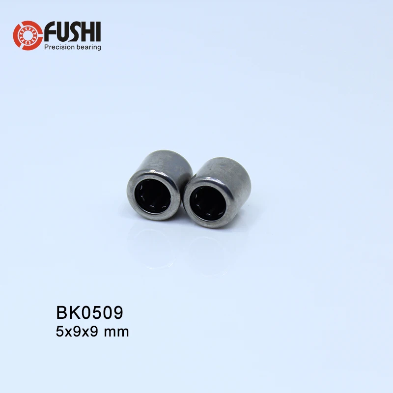 BK0509 игольчатые подшипники 5x9x9 мм(10 шт.) нарисованные чашки игольчатый роликовый подшипник BK050909 клетчатый закрытый один конец 45941/5