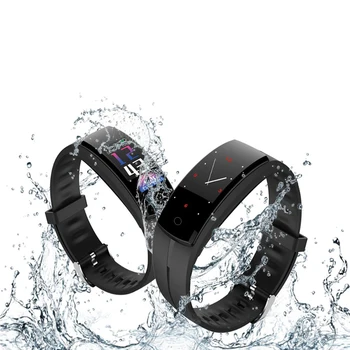 

QS100 Smart watch bracelet Fitness tracker Color screen smart wristband heart rate monitor Blood pressure Measure