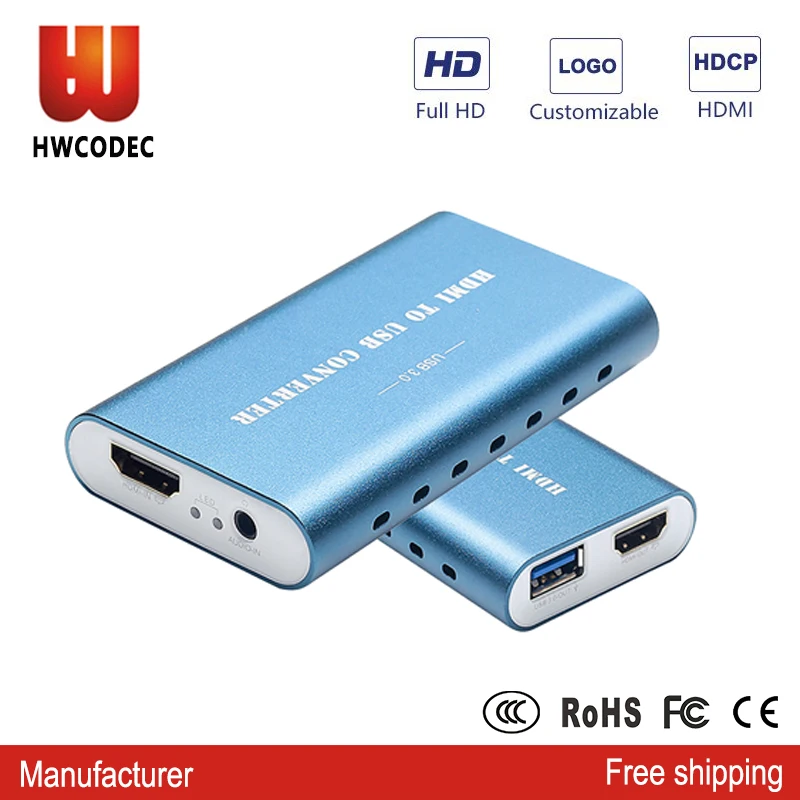 HWCODEC usb 3,0 игры потокового Live Streaming карты захвата HDMI Full HD видео с разрешением 1080 P устройства захвата usb3.0 захвата карта ПК