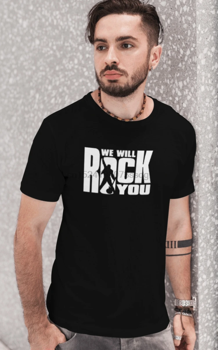 Queen-we will rock you T-Shirt-размеры (S-M-L-XL-XXL) |