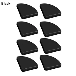 Soft Silicone Baby Corner Guards - Safety Edge Protection and Table Corner Protectors (8-Pack) (Black)
