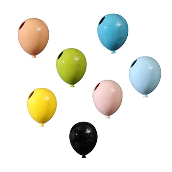 

Creative Balloon Wall Hanging Flower Pot Children's Room Wall Decorations Wall Hanging Flower Vase