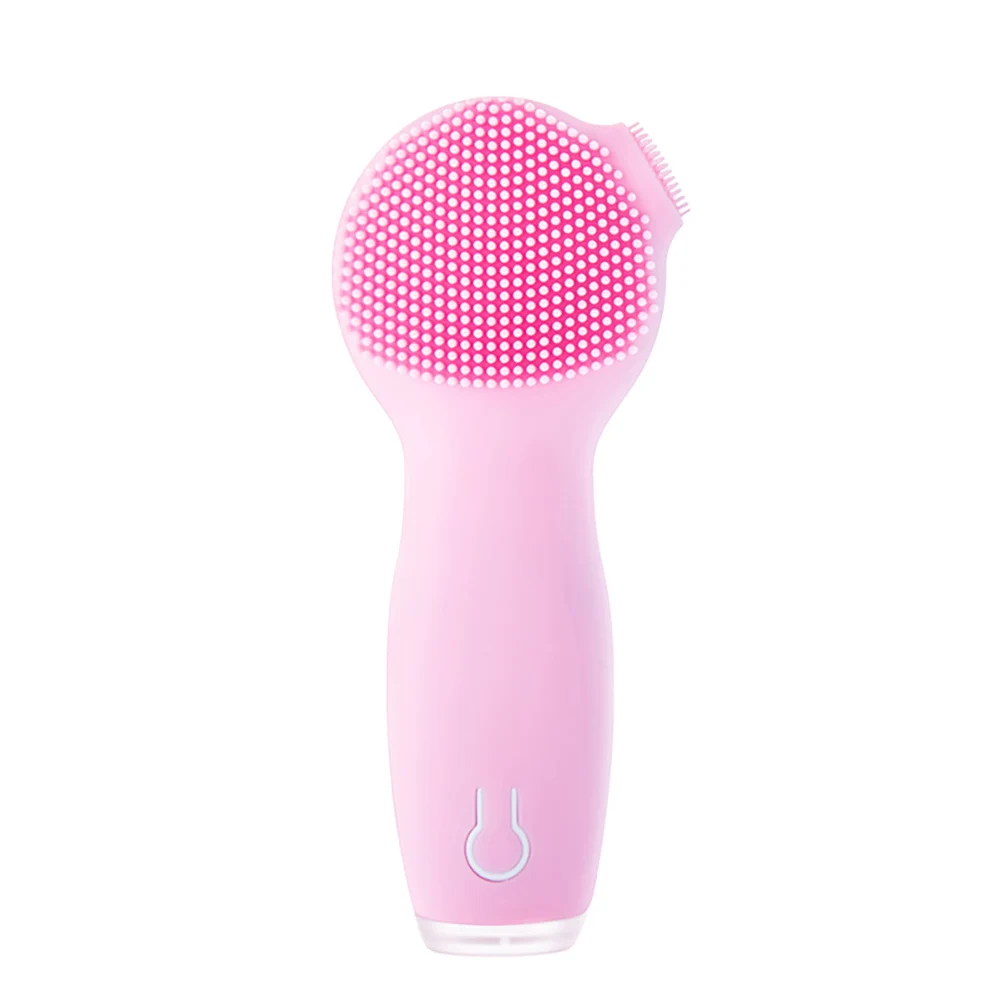 

Portable Facial Cleansing Brush Practical USB Charging Electric Soft Acoustic Vibration Skin Care Dual Side Silicone Exfoliating