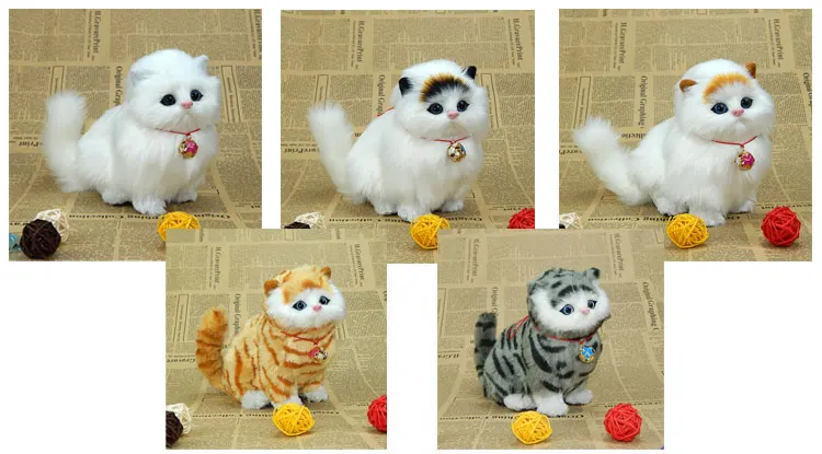 Модель кошки Модель поддельной кошки Модель украшения модель не-кукла лающая кошка модель животного