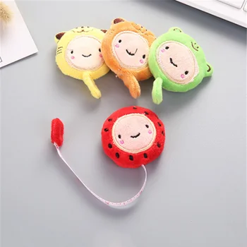 

1Pc Super Cute Cartoon Ruler 150cm 60 Inch Plush Retractable Measure Tape Kawaii Stationery Kids Gifts Sewing Tool Cute Ruler