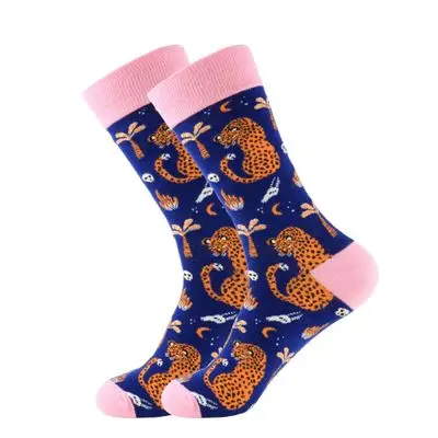 Модные Harajuku счастливые мужские носки зимние забавные чесаные хлопковые повседневные Свадебные носки хип-хоп трендовые носки скейтбордиста рождественские подарки - Цвет: 11