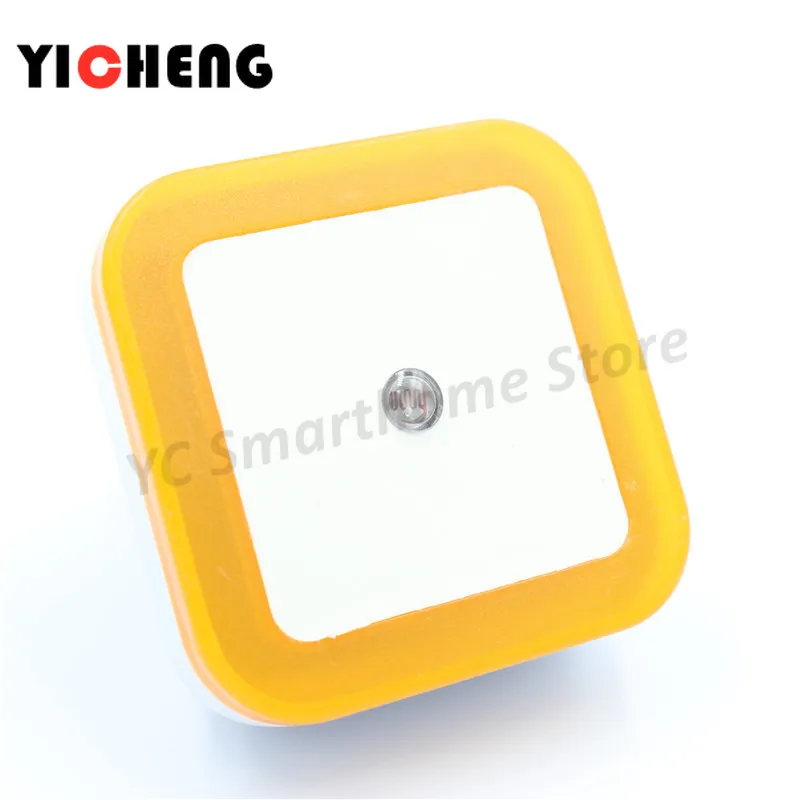 Intelligent LED Induction Square Ring Night Light with Himalayan Salt Design