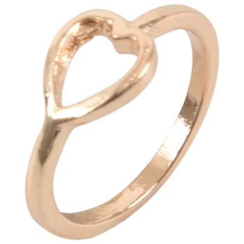 

4PCS/Set Urban Gold Plated Rings Plain Crystal Knuckle Ring Band Midi Ring