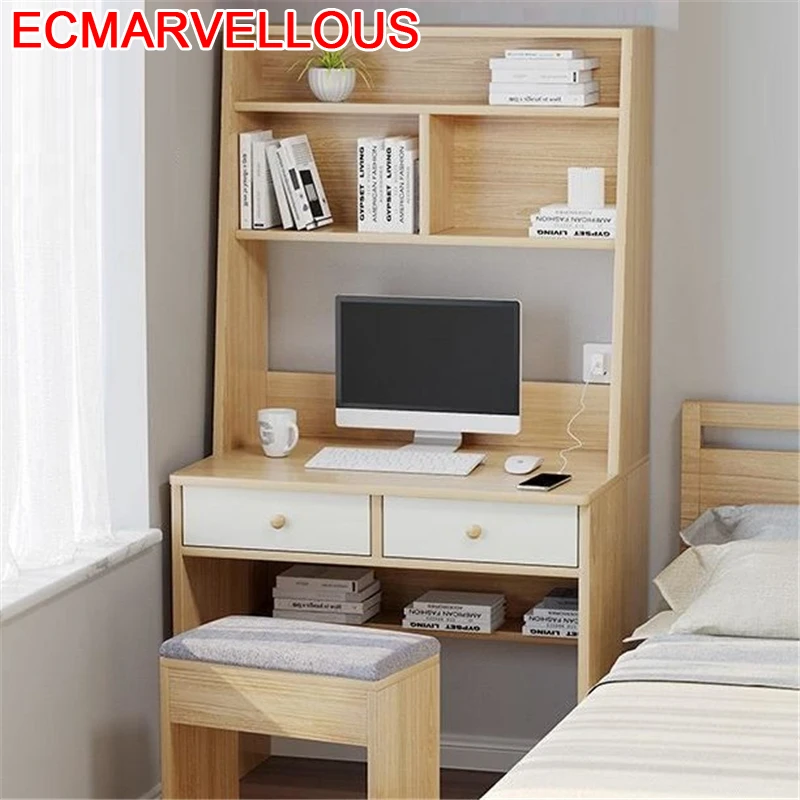 

Tray Portatil Dobravel Bed Escritorio Tafelkleed Notebook Stand Schreibtisch Tablo Desk Bedside Laptop Mesa Table With Bookshelf