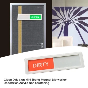 

Indicator Practical Clean Dirty Sign Home Meeting Room Tells Whether Kitchen Dishwasher Decoration Strong Magnet Non Scratching