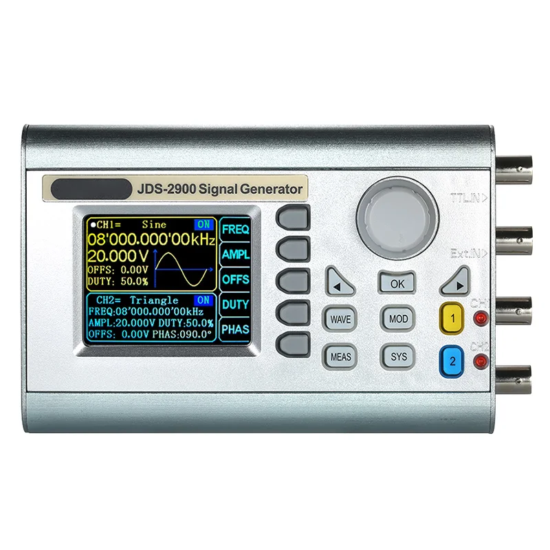 JDS2900 15 МГц генератор сигналов цифровой контроль DDS двухканальный произвольный частотомер JDH99