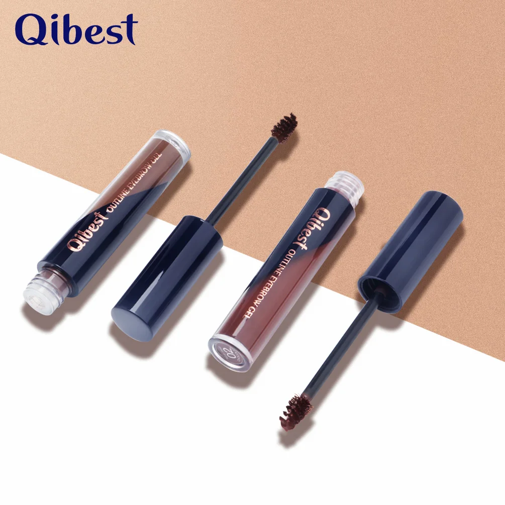 QIBEST 5 цветов крем для бровей татуаж бровей Гель для женщин косметика для лица натуральные продукты красоты для рисования толстые брови TSLM1