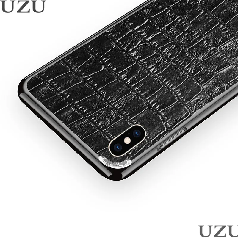 Чехол из натуральной крокодиловой кожи для iphone 6 6S 7 8 Plus X XR с металлической рамкой, матовый чехол для iphone 11 Pro XS Max etui