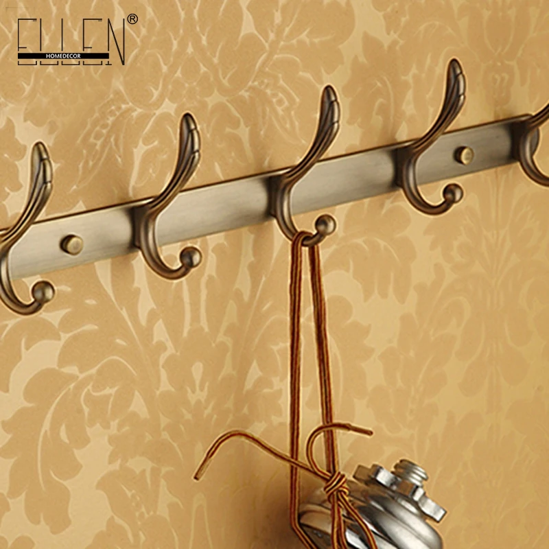 Hangers Bathroom Antique Brass  Vintage Bronze Wall Hook Coat - 1/3/4/5/6  Wall - Aliexpress