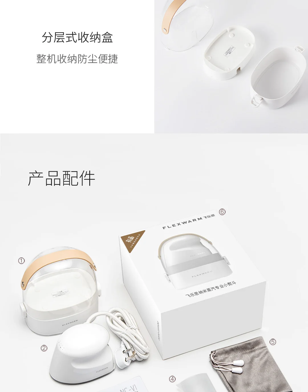 Xiaomi нано-пар профессиональный Утюг профессиональный утюг нано-Паровая Глажка одежды для сухой и влажной уборки, хит, 4-регулировка скорости