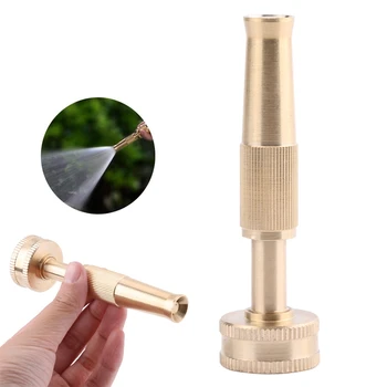

Durable Adjustable Brass Construction High Pressure Spray Gun Head Garden Water Hose Nozzle Sprayer Watering Garden Nozzle