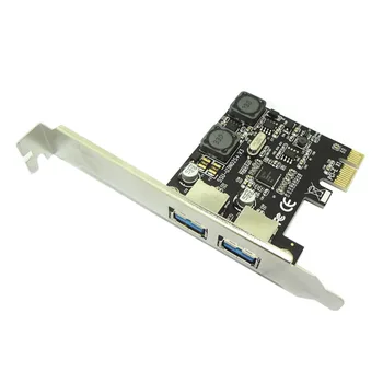 

For Desktop Durable External USB 3.0 Connector Practical PCI Express Support Easy Apply 5Gbps Expansion Card 2 Port Self Powered