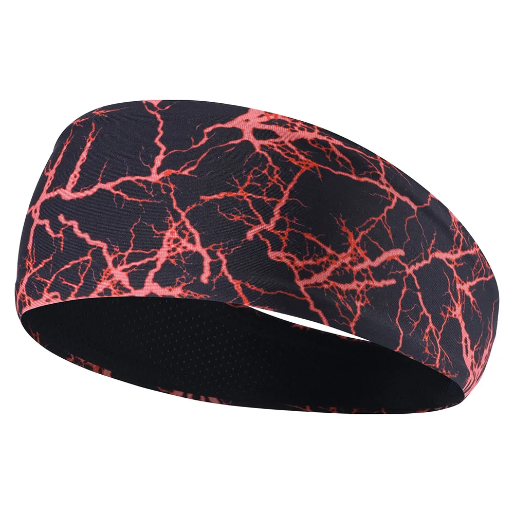 12 Elastic Men Headband Hairband Soft Sweatband Stretchy Headwear Bicycle Yoga Sport Moisture Wicking Hair Accessories Women Girls - Цвет: 12
