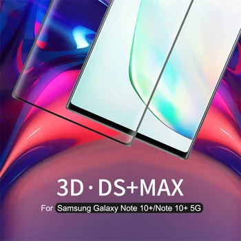 

For Samsung Galaxy Note 10+ 5G Full Coverage Tempered Glass Screen Protector Anti-Explosion Full Glue 3D DS+MAX