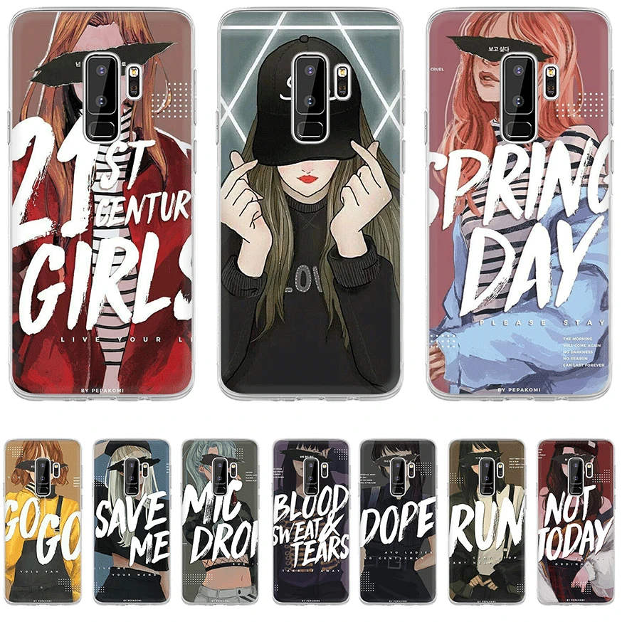 

Phone Case For Samsung S3 S4 S5 S6 S7 Edge S8 S9 S10E S10Plus Note 8 9 M10 M20 M30 M40 Pepakomi Bts Perfect