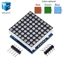 GREATZT – module de matrice de points MAX7219, microcontrôleur, affichage, produits finis pour Arduino