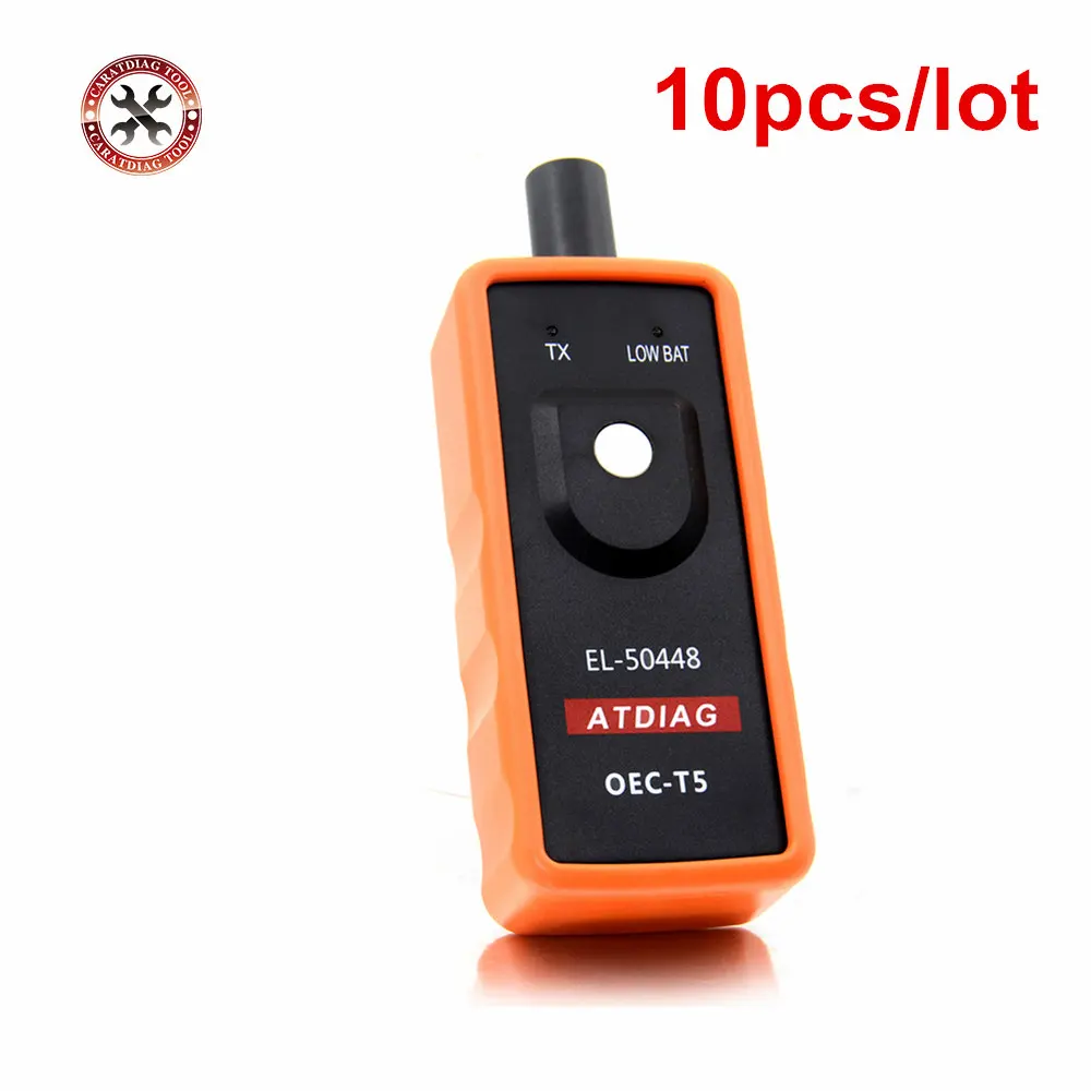 10 개/몫 OEC-T5 자동차 타이어 압력 모니터 센서 TPMS 재설정 도구 GM/Opel 시리즈 차량 EL-50448