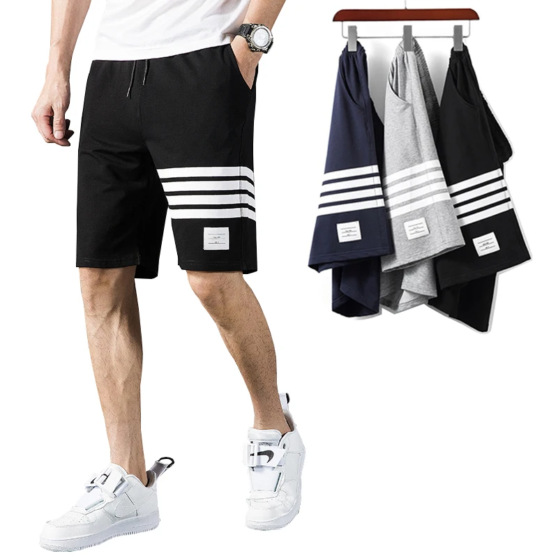 Pantalones cortos de algodón de los hombres de verano de 2021 gran oferta pantalones cortos casuales de bañadores Fitness entrenamiento playa Shorts Hombre Nuevo de Jogging