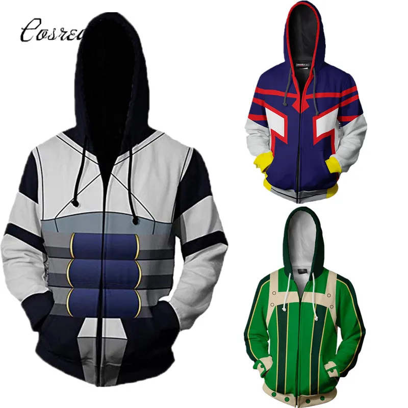 Аниме боку Нет Моя геройская Академия косплей костюмы моя Толстовка свитшоты