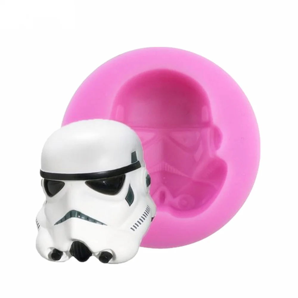 3D инопланетянин робот мастика торт жидкий силикон форма для выпечки Jello пудинг