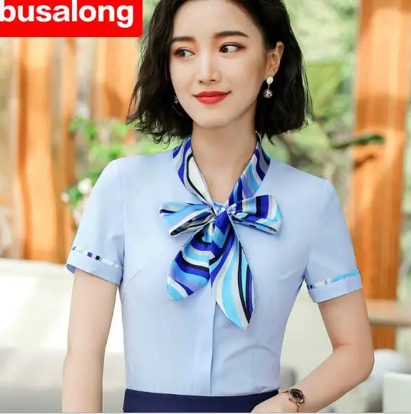 FashionTie воротник женская рубашка туфли с широко открытым носком фасон пышные
