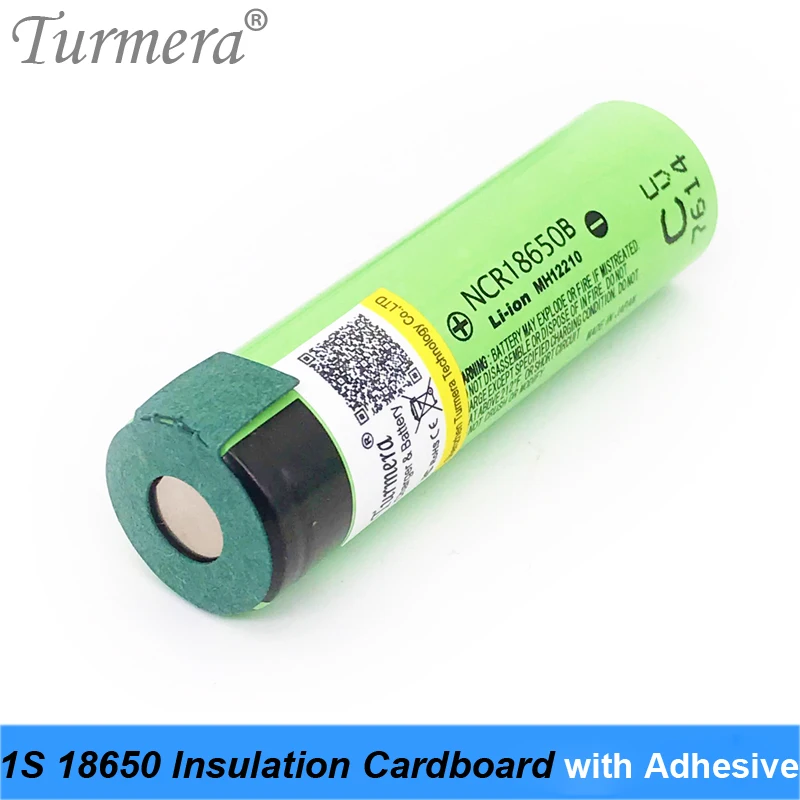 70pcs 1S 18650 Battery Insulation Gasket Barley Paper Battery Pack Cell Insulating Glue Patch Positive Electrode Insulated Pad Turmera 06