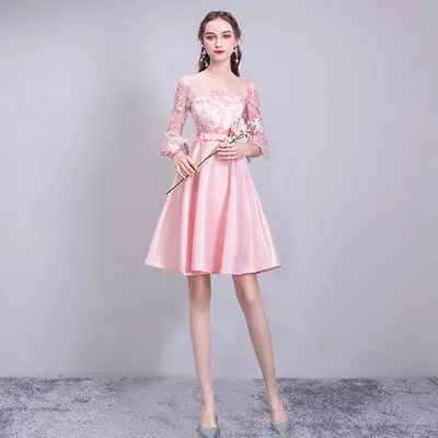 Короткое платье невесты Junior элегантное женское для свадебной вечеринки vestido de festa