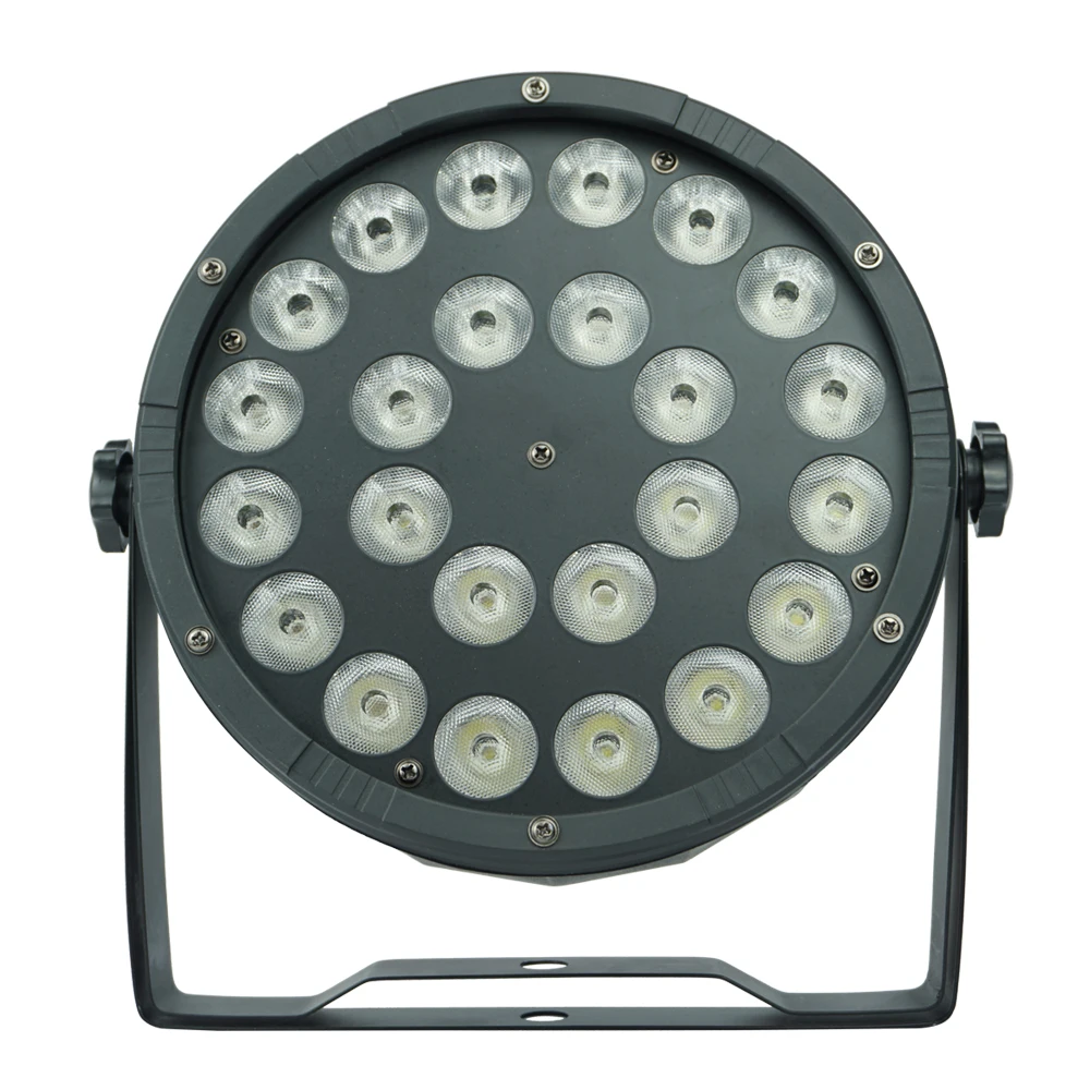 8 шт./лот 24x12 Вт rgbw 4 в 1 светодиодный прожектор + чехол dmx512 пластиковый