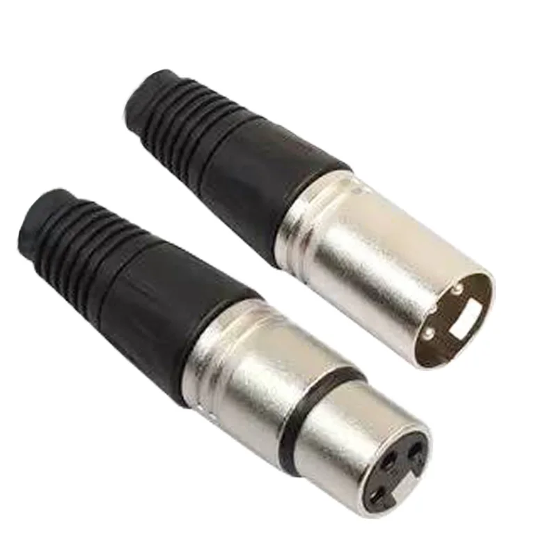 100 шт./лот 3 Pin XLR штекер разъем микрофон адаптер XLR кабель терминальный аудио разъем провода