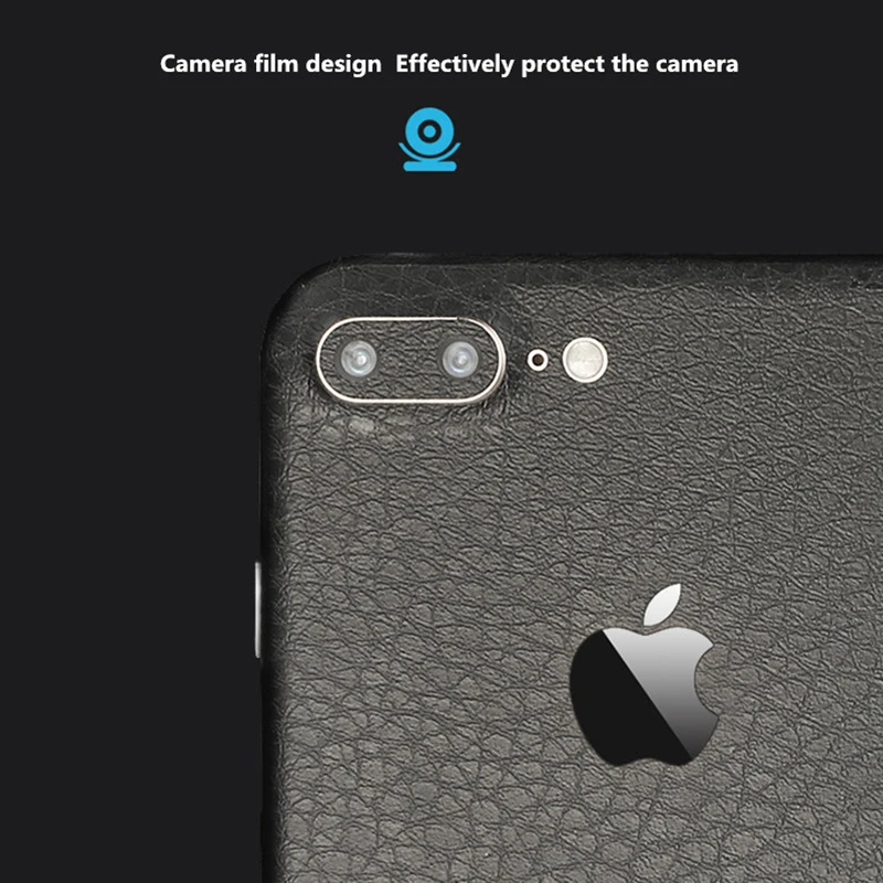 0.15mm Leather Striae Sticker Protector Case Cover Skin for iphone 7 8 7& 8 Plus Back Sticker For iPhone X XS XR Phone Sticker
