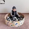 Kids Playpen Ocean Ball Pit Baby Infant Foldable Pool Soft Round Colorful Balls Fence Play Space Room Decoration 1