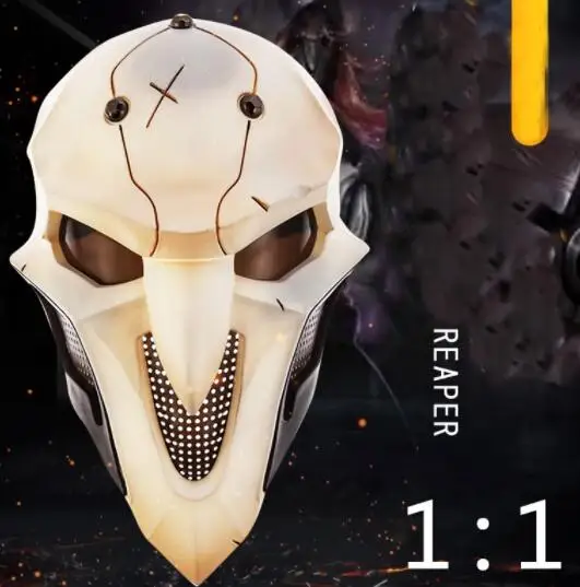 

Reaper Gabriel Reyes Cosplay Props Full-Face Mask Headgear OW Helmet