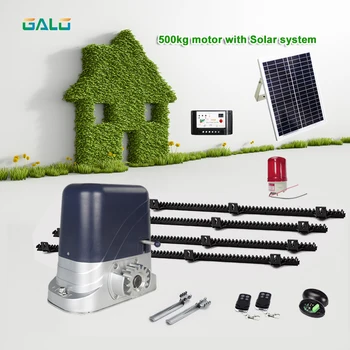 

With solar home sliding door opener automatic door 800KG sliding door home castle automatic door drive motor with 4M bracket