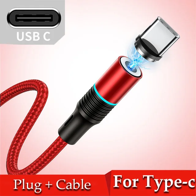 1/2/3M 3A Magnetic Charger Micro USB-C Type C Cables Fast Charging USB Cable Magnetic Charging Cable for Huawei iPhone Data Cord 5v 3a usb c Chargers