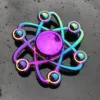 New Zinc Alloy Colorful Fidget Spinner High Quality Anti-Anxiety Hand Spinners Toy for Spinners Focus Relieves Stress 5