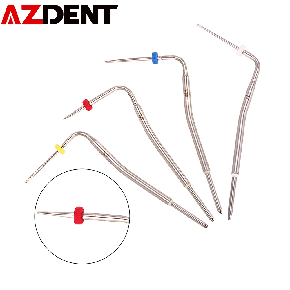 4pcs/set Azdent Dental Gutta Percha Pen Heated Tips F,XF,FM,M