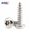 10pcs M2.9 M3.5 M3.9 M4.2 M4.8 304 A2-70 Stainless Steel Six Lobe Torx Pan Round Head with Pin Security Self-tapping Wood Screw ► Photo 1/6