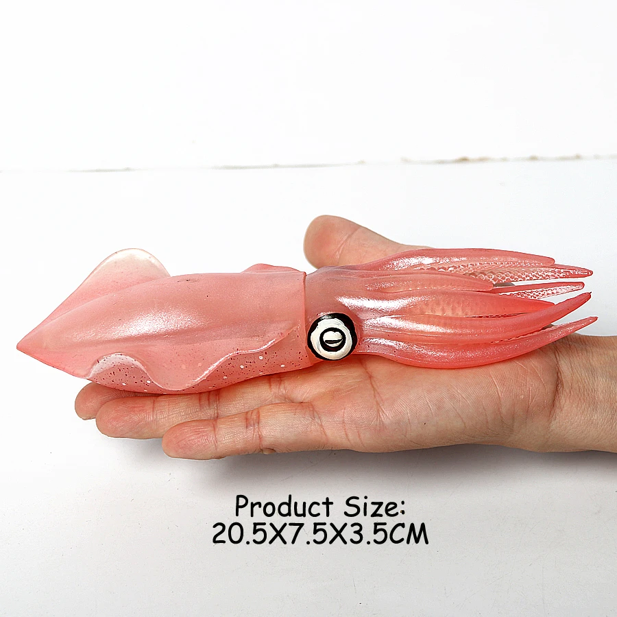 Реалистичные морские фигурки животных орка кальмара акулы дельфин черепаха