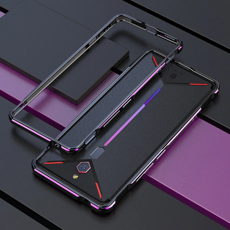 Алюминиевая рамка, металлический бампер, разноцветный чехол для zte Nubia Red Magic 3, чехол, Жесткая Броня, задняя крышка для Nubia Red Magic 3, чехол