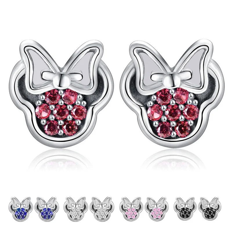 2020 милые серьги с Микки Маусом из мультфильма рождественские украшения