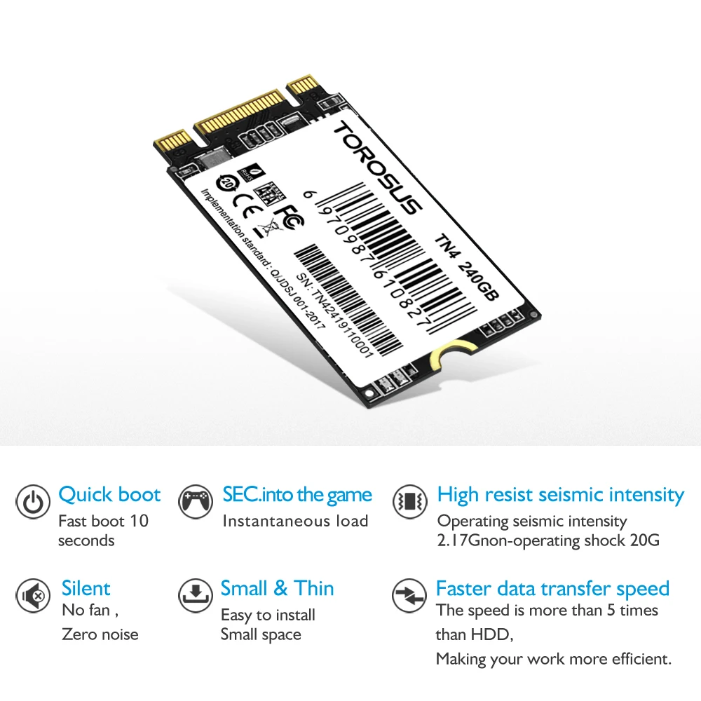 Cartões de memória e SSD